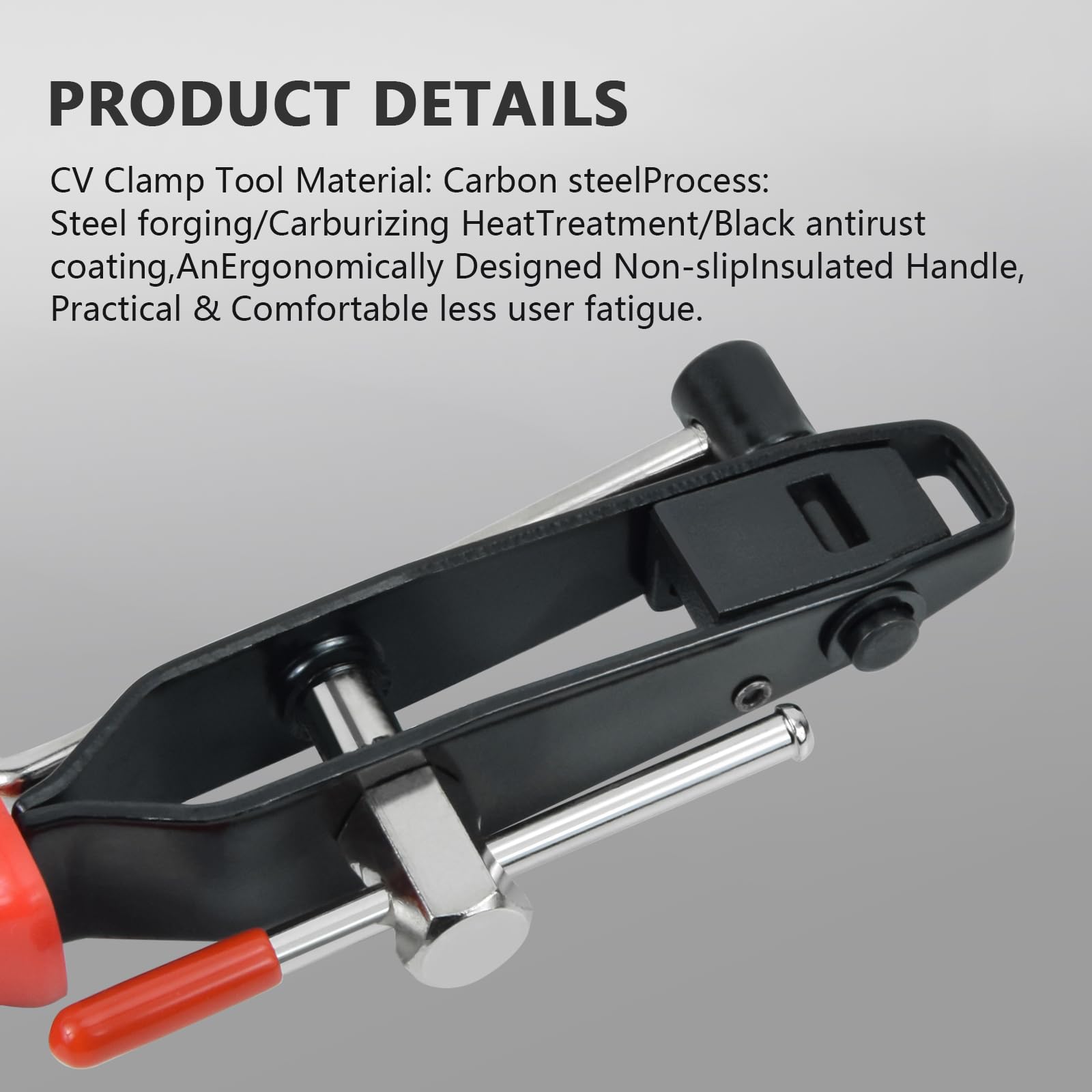 Thsakzo CV dust cover clamp press in use with clamps