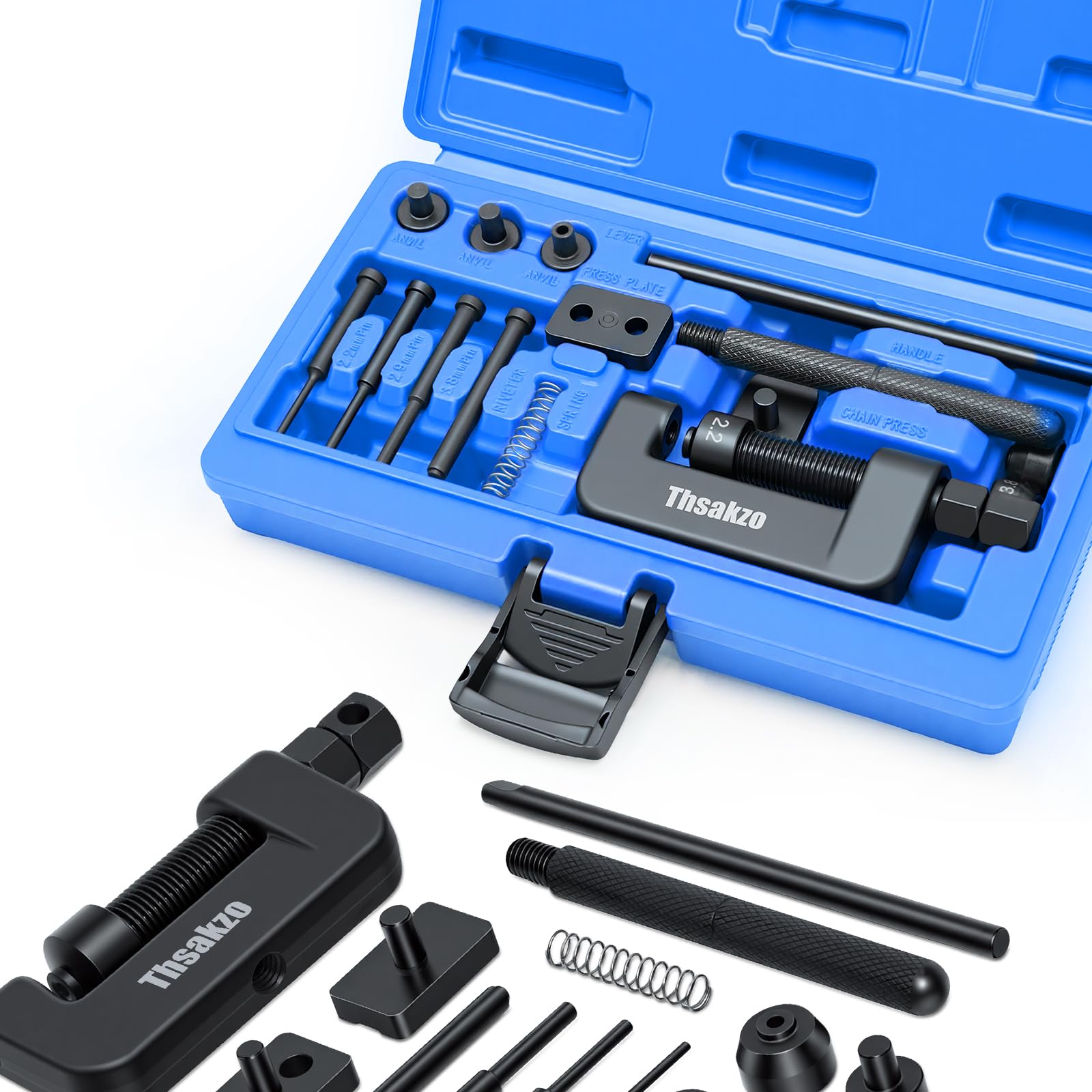 Thsakzo drive screw demonstrates precision thread for centered pin insertion
