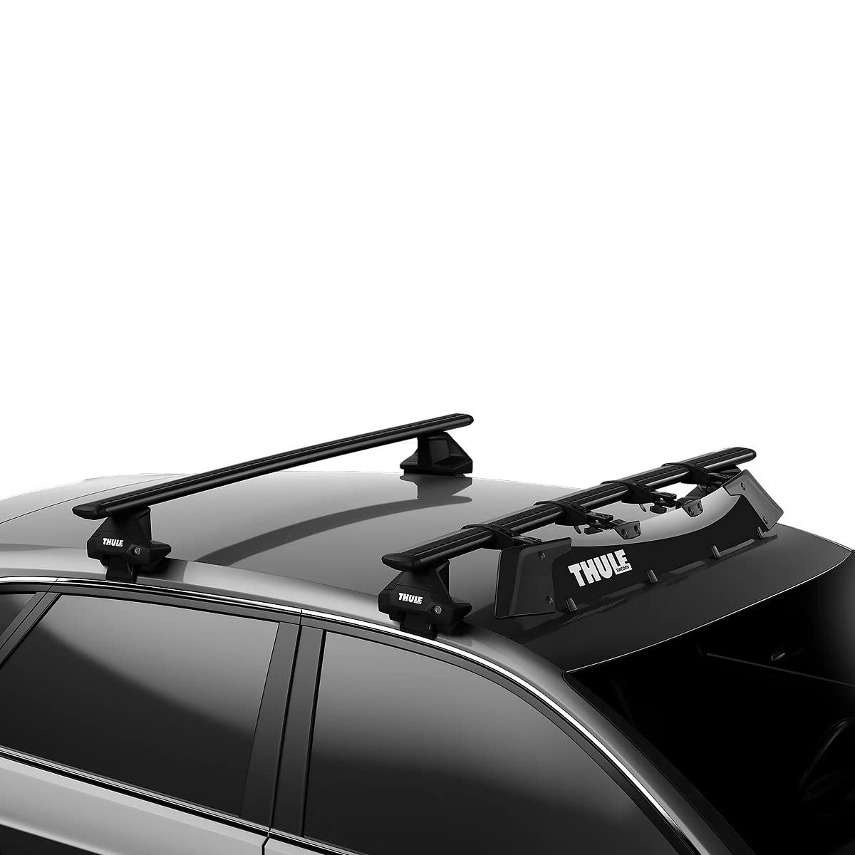 Thule AirScreen XT wind fairing packaged with hardware and quick-fit components.