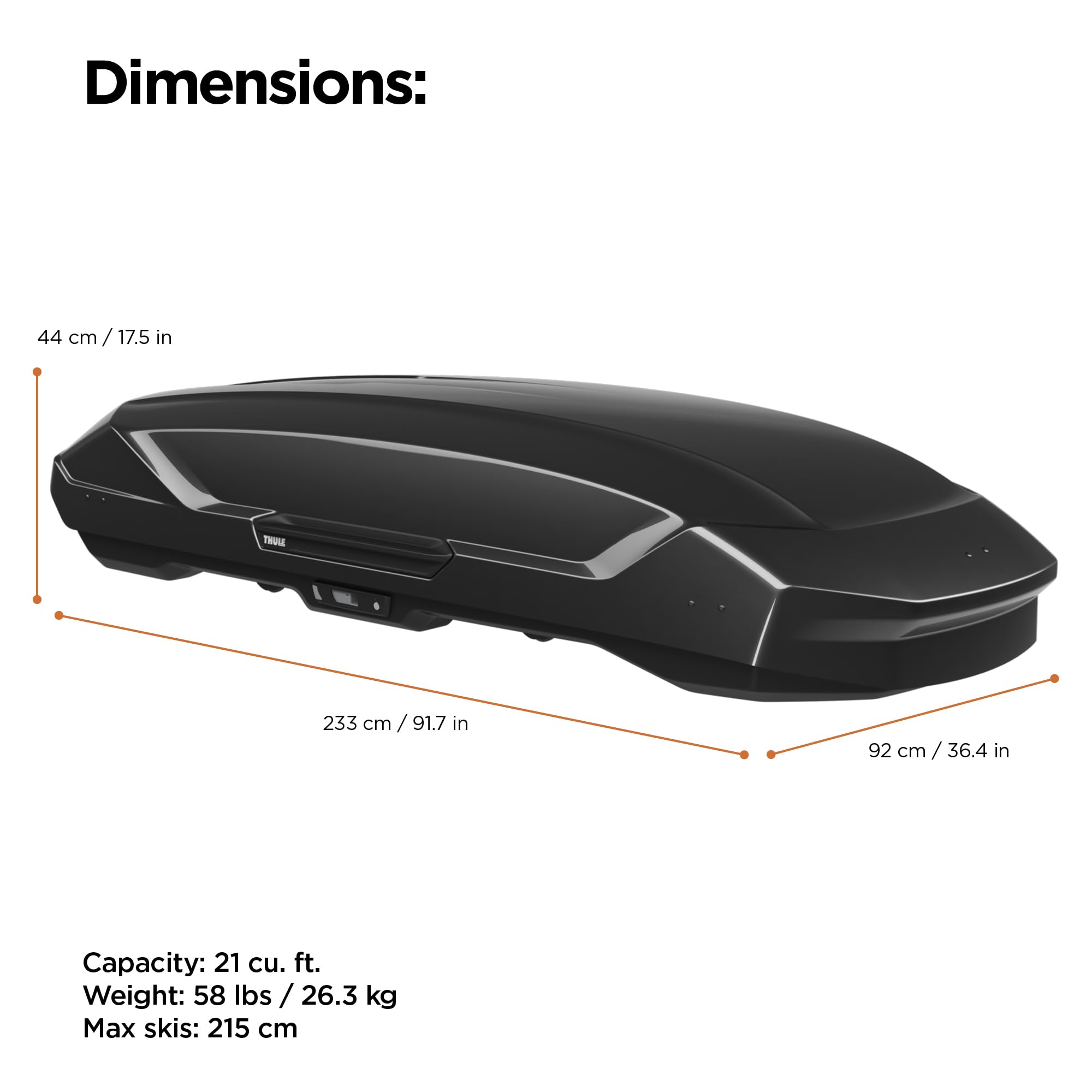Thule Motion 3 XXL SlideLock system indicating secure closure.