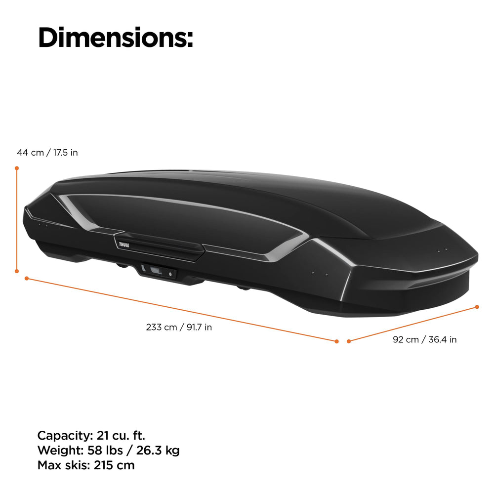 Thule Motion 3 XXL SlideLock system indicating secure closure.