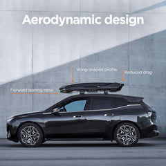 Thule Motion 3 XXL wing-shaped profile highlighting aerodynamic efficiency.