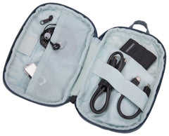 Thule Subterra PowerShuttle Small inside a backpack for organized travel