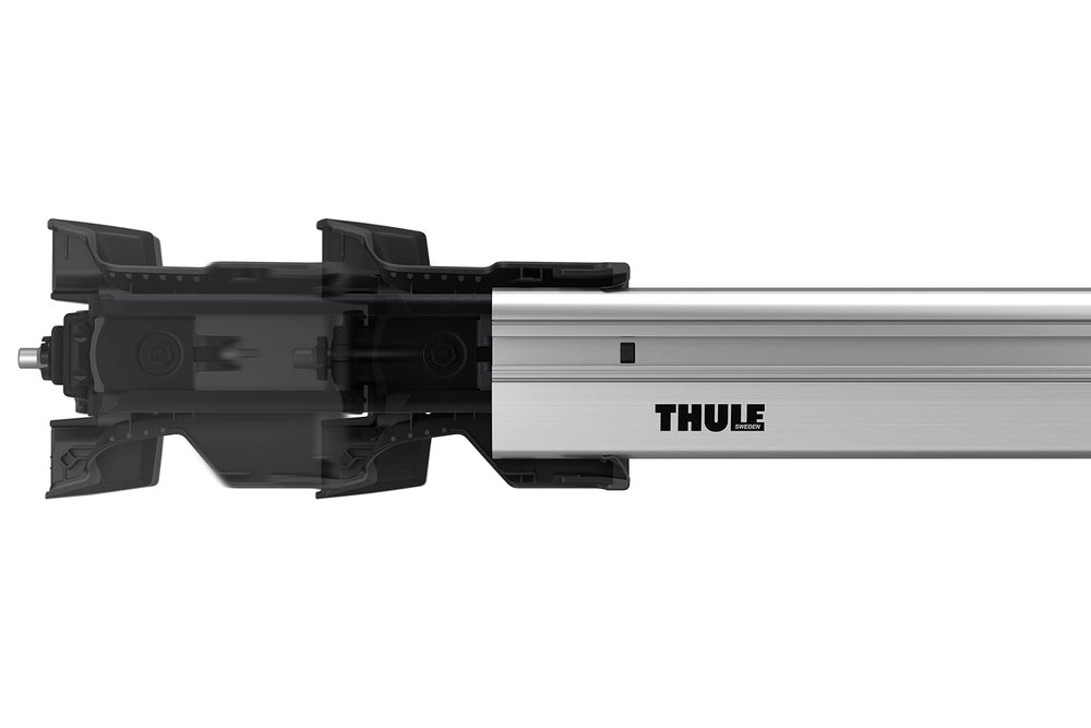 Thule WingBar Edge 113 Silver supports versatile trips from city commutes to road trips.