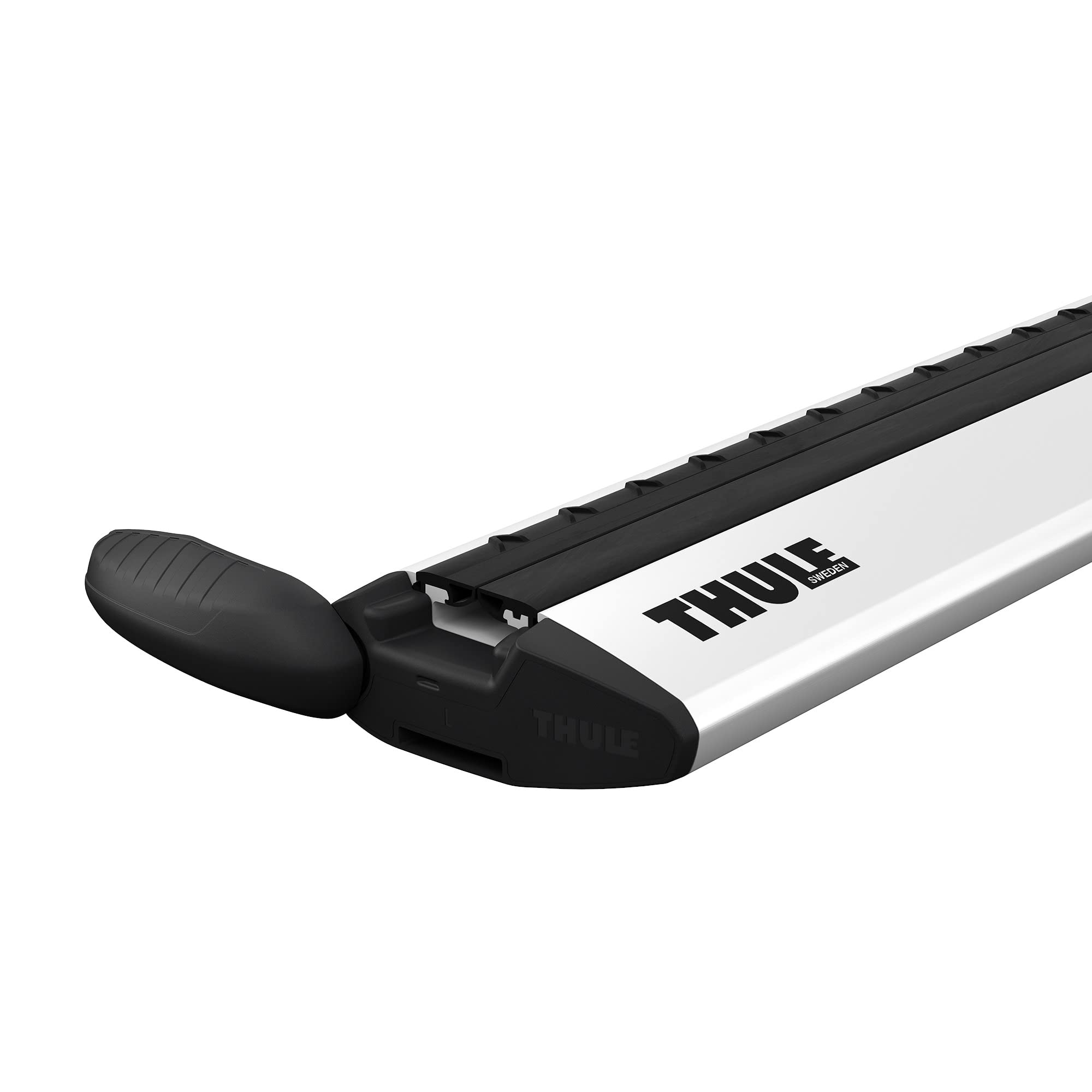 Thule Wingbar Evo 135 SmartSlide eases length adjustments and setup.