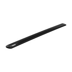 Thule Wingbar Evo 150 black top view for quiet highway rides