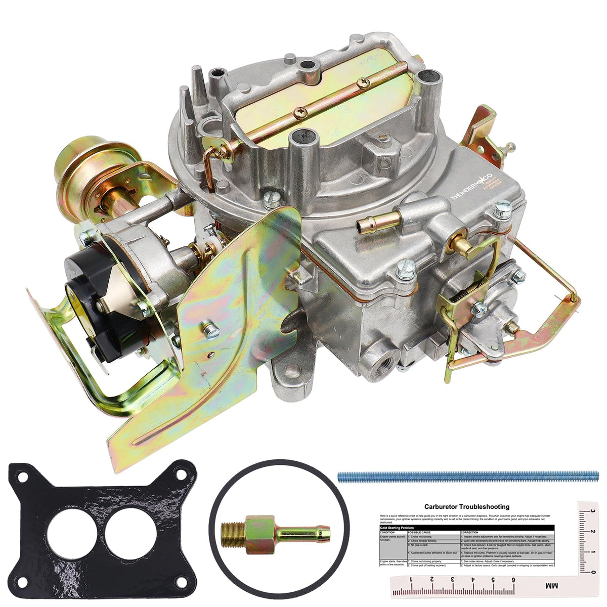 Thundermingo 2100-2150 carburetor front view for precise OEM replacement