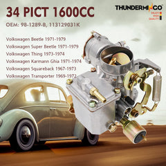 THUNDERMINGO 34 Pict-3 carburetor choke assembly illustrates automatic choke function