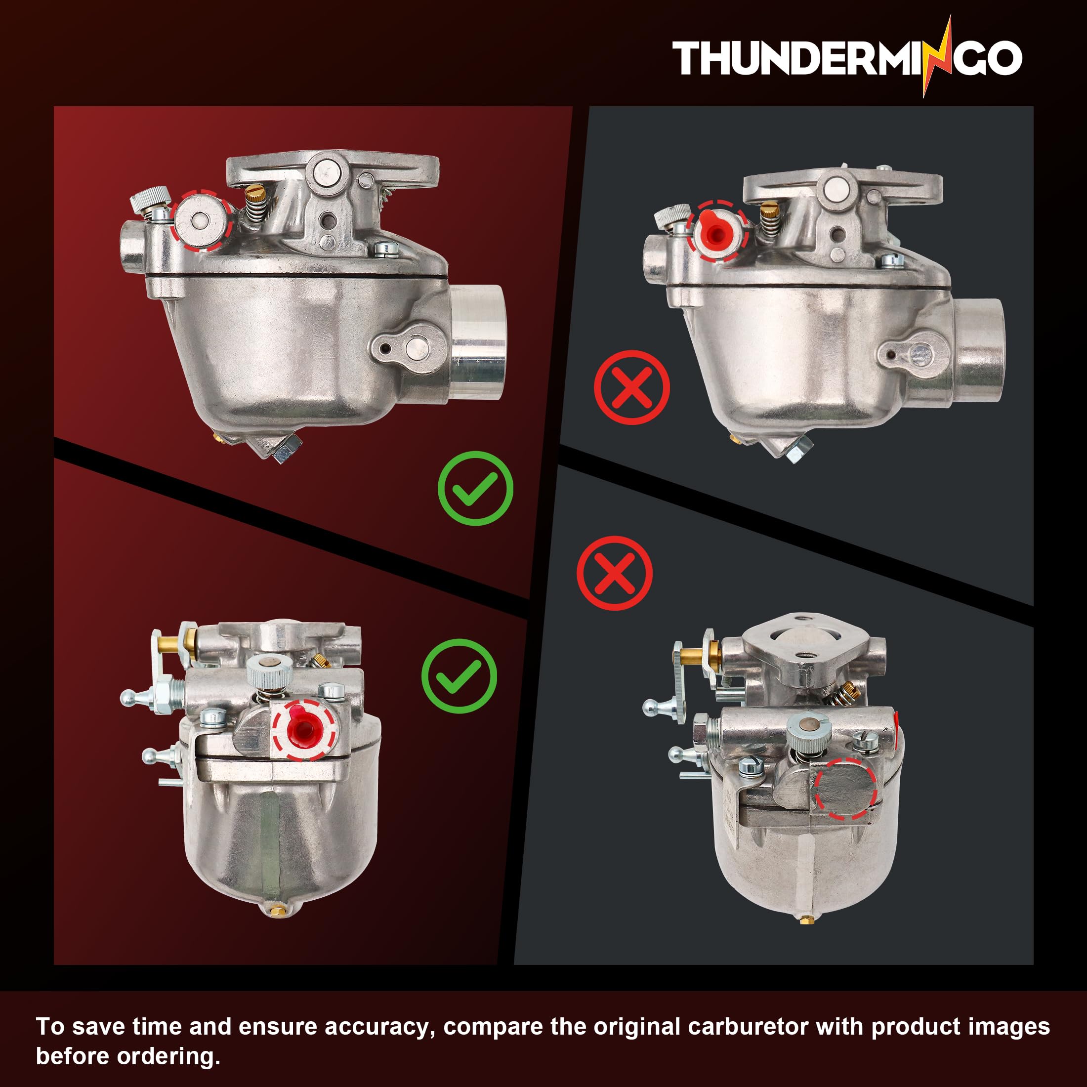 THUNDERMINGO mounting studs at 2-3/8 inch spacing for easy alignment