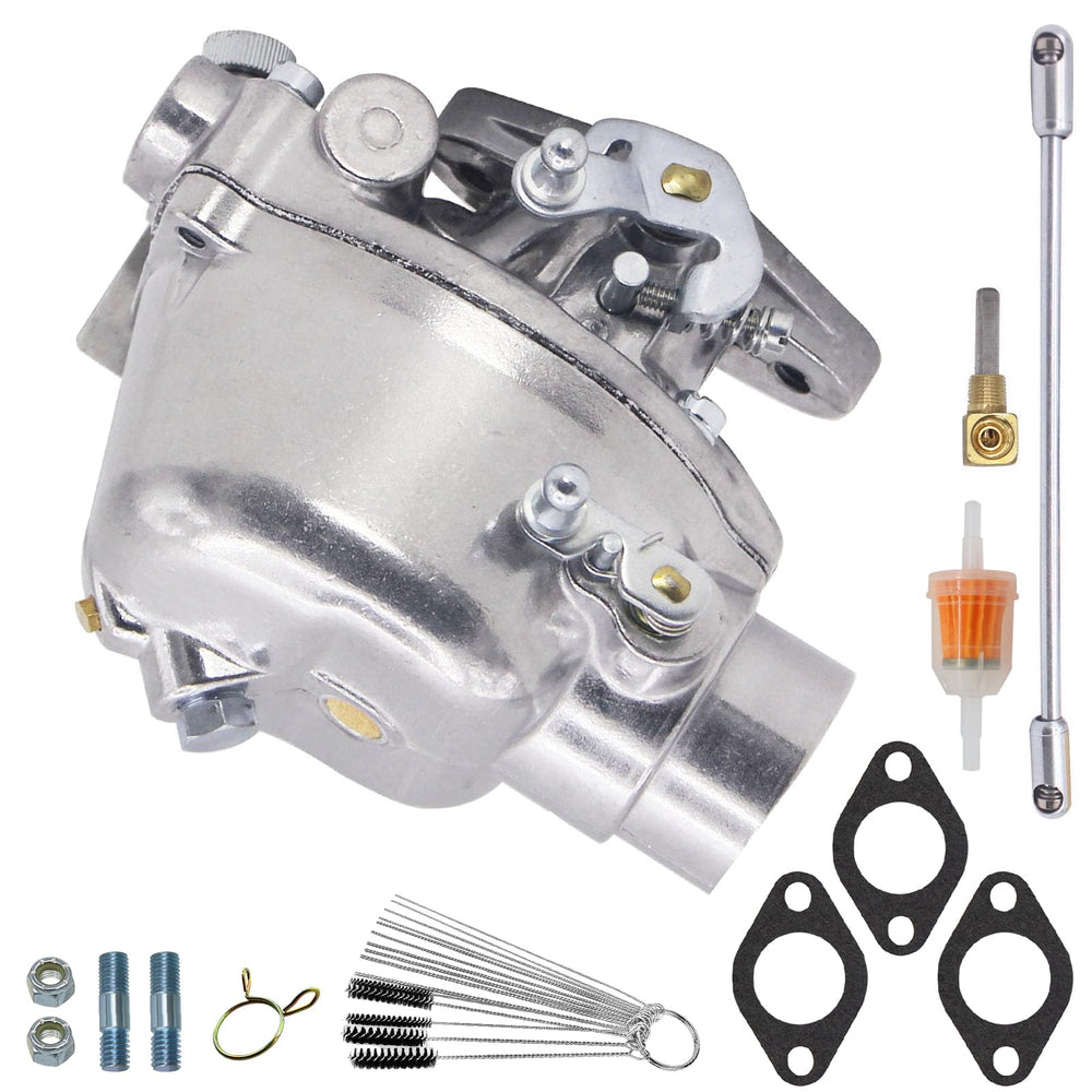 THUNDERMINGO carburetor for Ford 2N top view, supports precise carburetion adjustments.