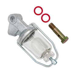 THUNDERMINGO fuel sediment bowl glass assembly side mount for secure installation