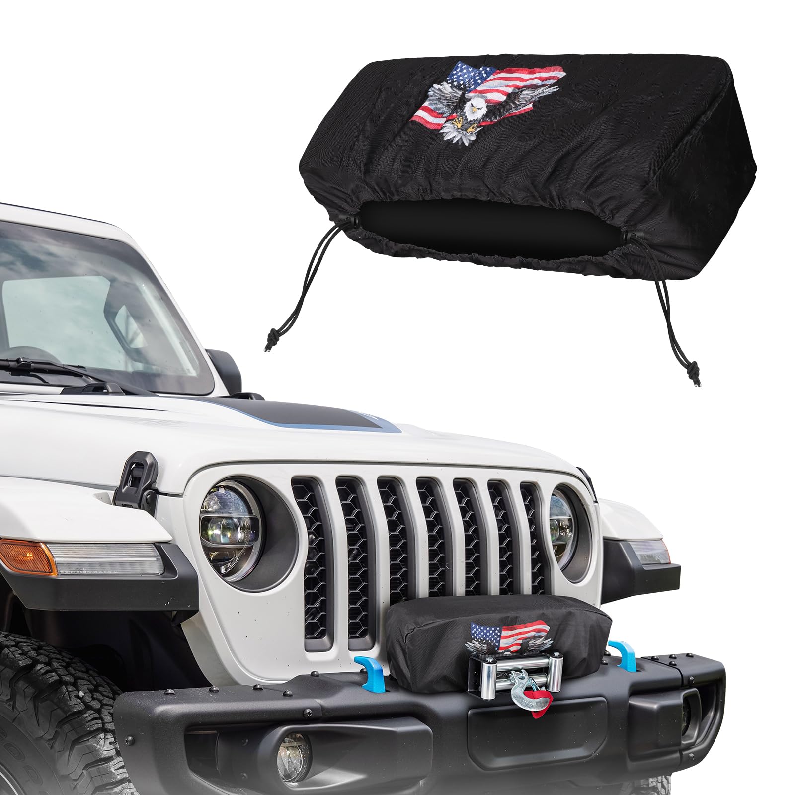 Tiannor winch cover wide compatibility for various models increases versatility.