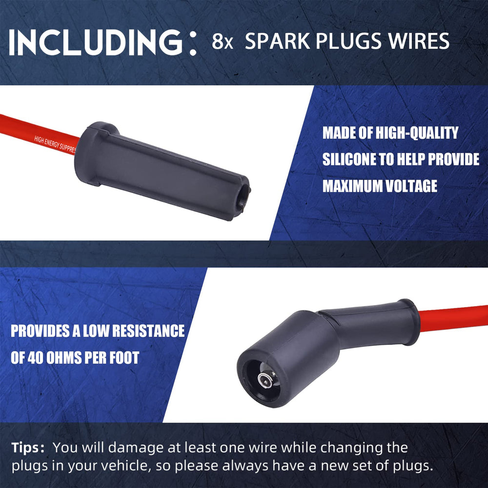TICANEE iridium spark plugs offer up to 100,000 miles of durable performance