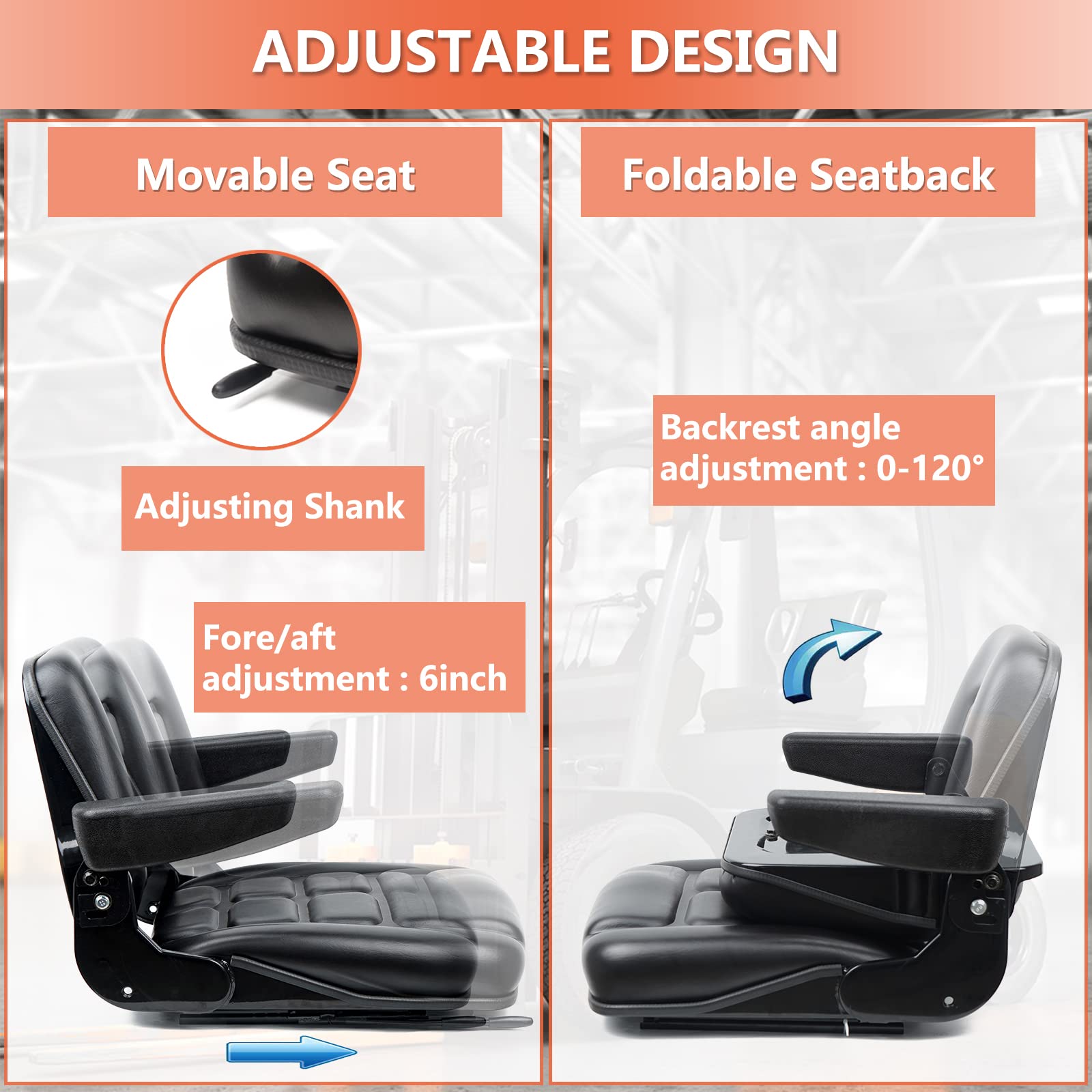 TICSEA seat with micro switch enhances safety during heavy equipment operation