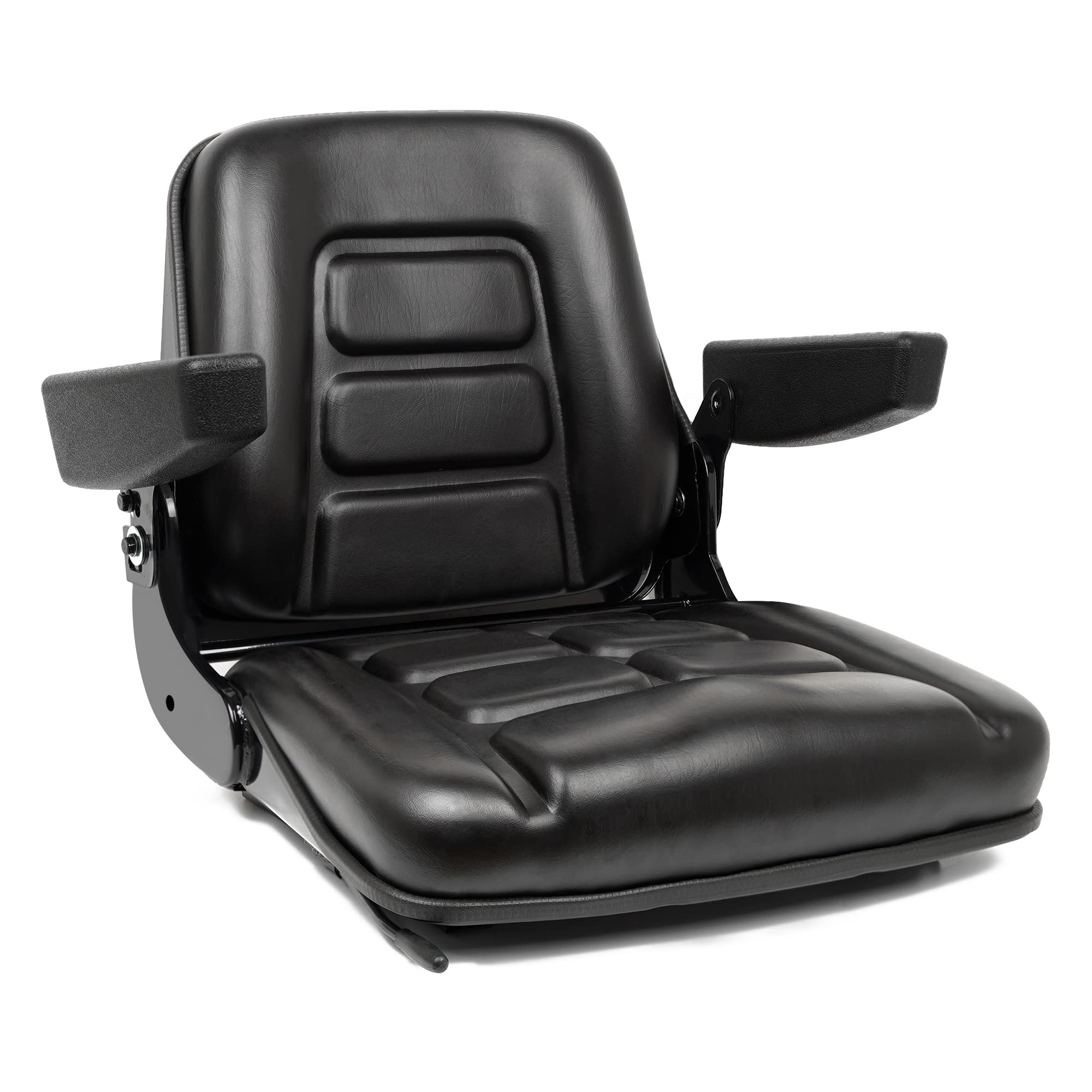 TICSEA universal forklift seat with versatile bolt pattern for broad compatibility