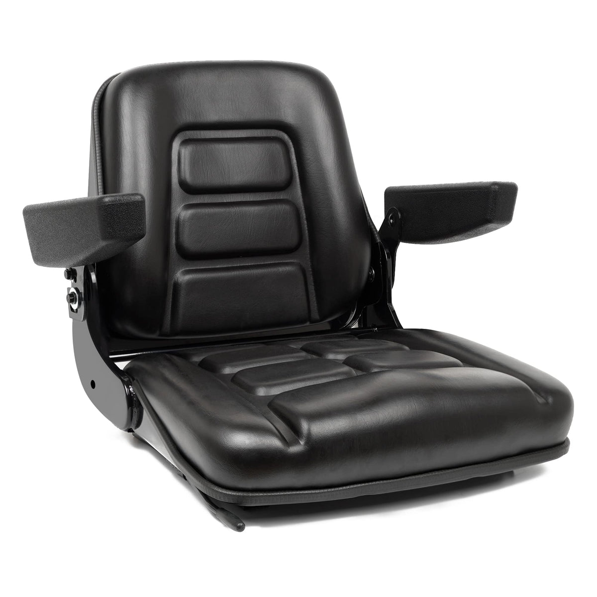 TICSEA universal forklift seat with versatile bolt pattern for broad compatibility