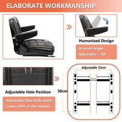 TICSEA micro switch closeup on seat demonstrates reliable safety feature