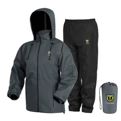 TIDEWE Rain Suit front view with sealed seams for waterproof protection.