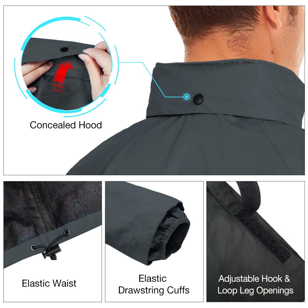TIDEWE Rain Suit storage bag for easy packing and transport.