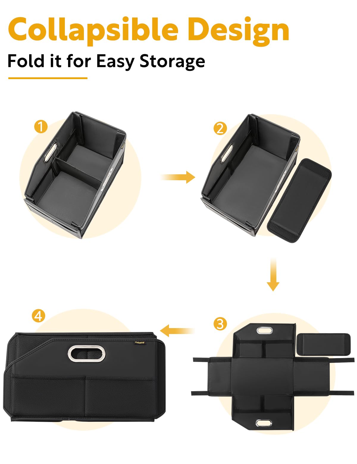 Tidyphil car seat organizer versatile for office and home use.