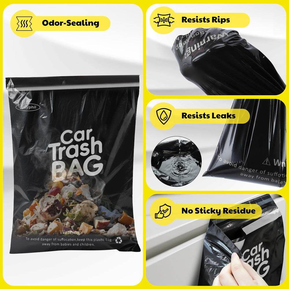 Tidyphil versatile design fits cars, SUVs, strollers, and camping setups.