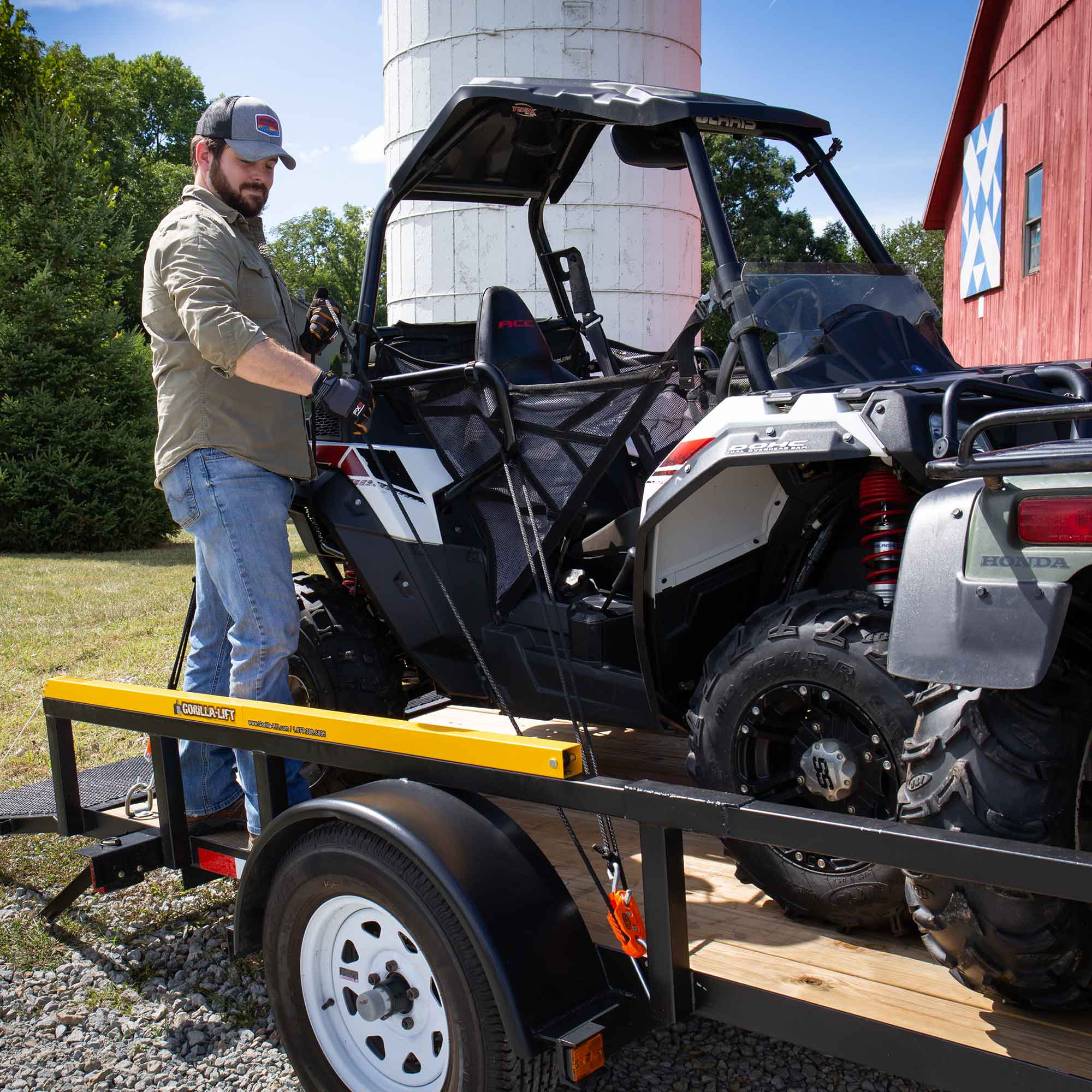 Tie Boss supports up to 300 lb working load limit for stable gear.