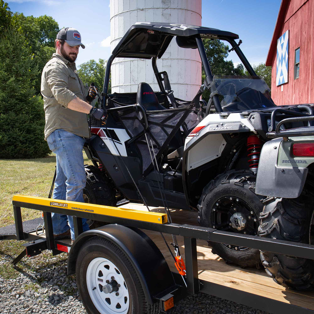 Tie Boss supports up to 300 lb working load limit for stable gear.