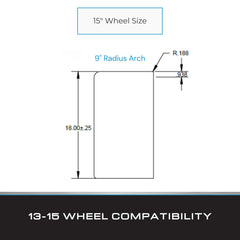 Tie Down aluminum trailer fender features rust-resistant diamond plate finish for harsh conditions.