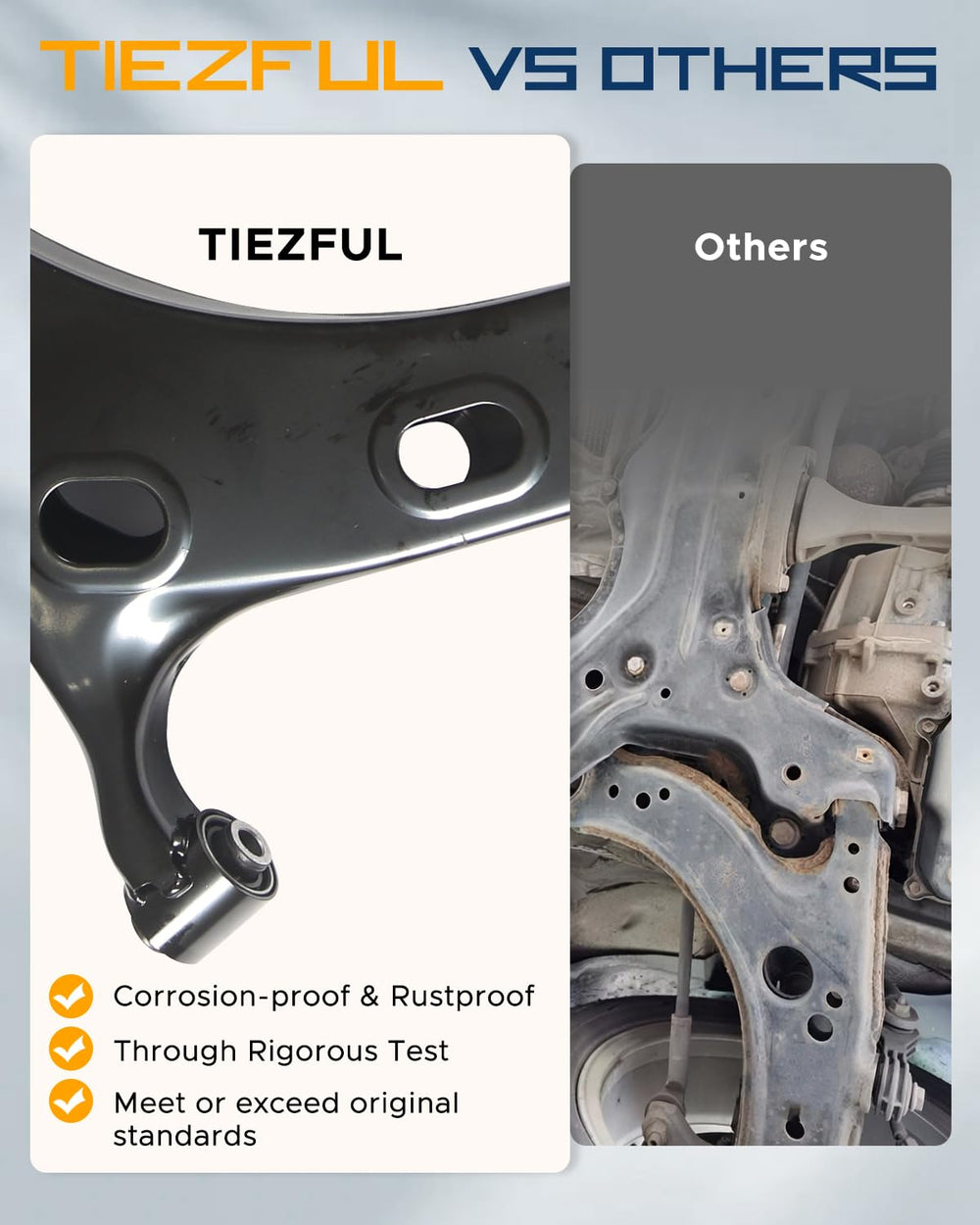 TIEZFUL Forester front stabilizer sway bar end link enhances handling