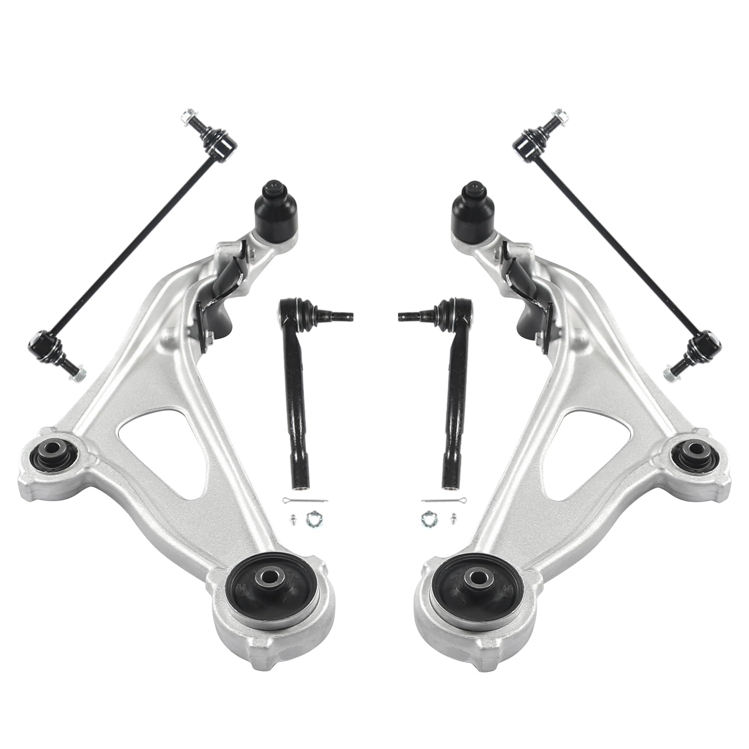 Tiezful front lower control arm with ball joint, driver side, improves steering response