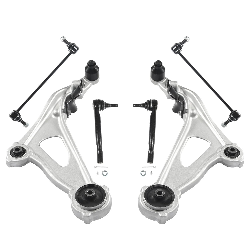 Tiezful front lower control arm with ball joint, driver side, improves steering response