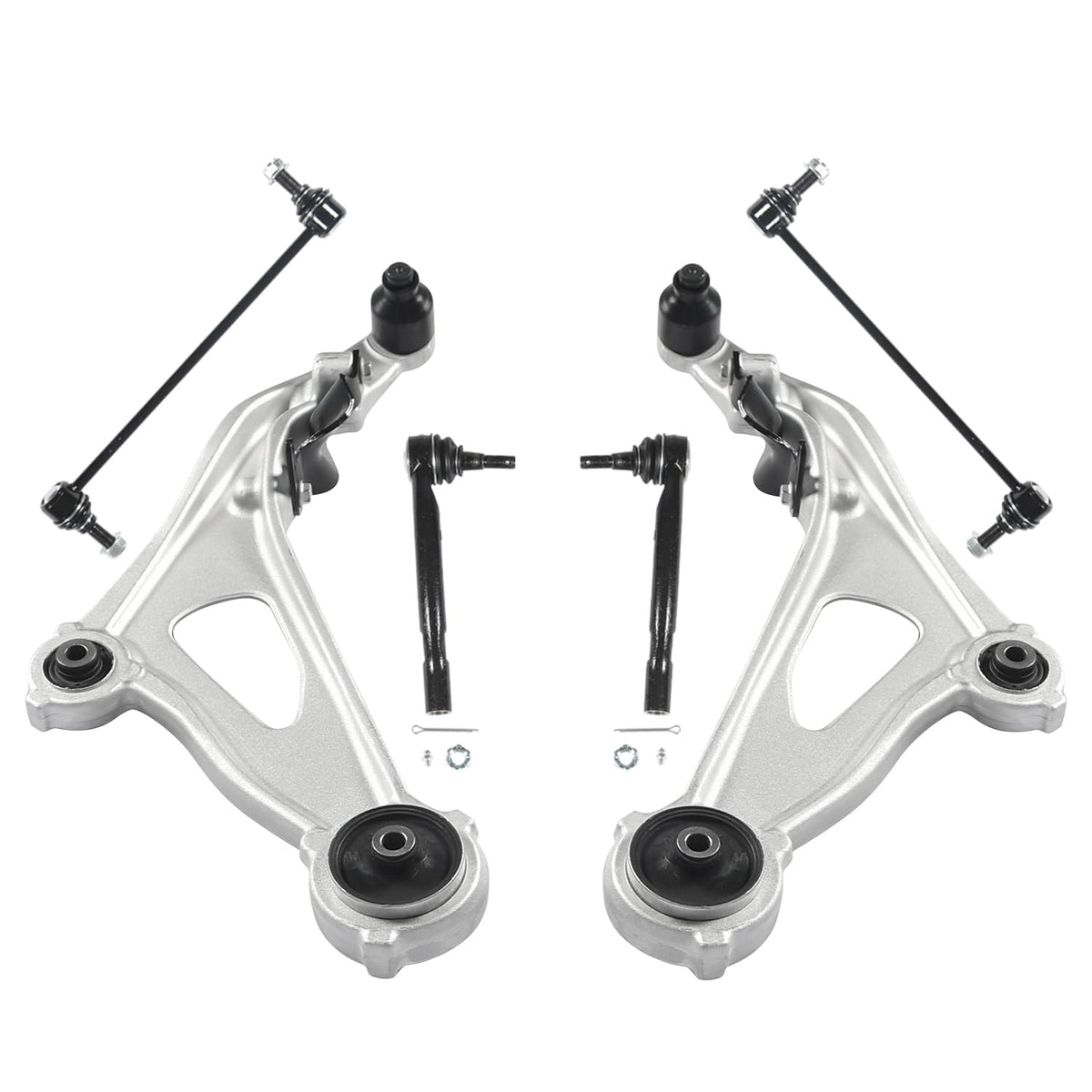 Tiezful front lower control arm with ball joint, driver side, improves steering response