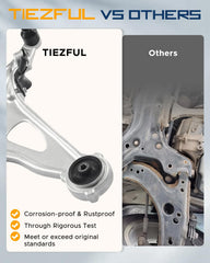 Tiezful front stabilizer end link, passenger side, promotes smoother cornering
