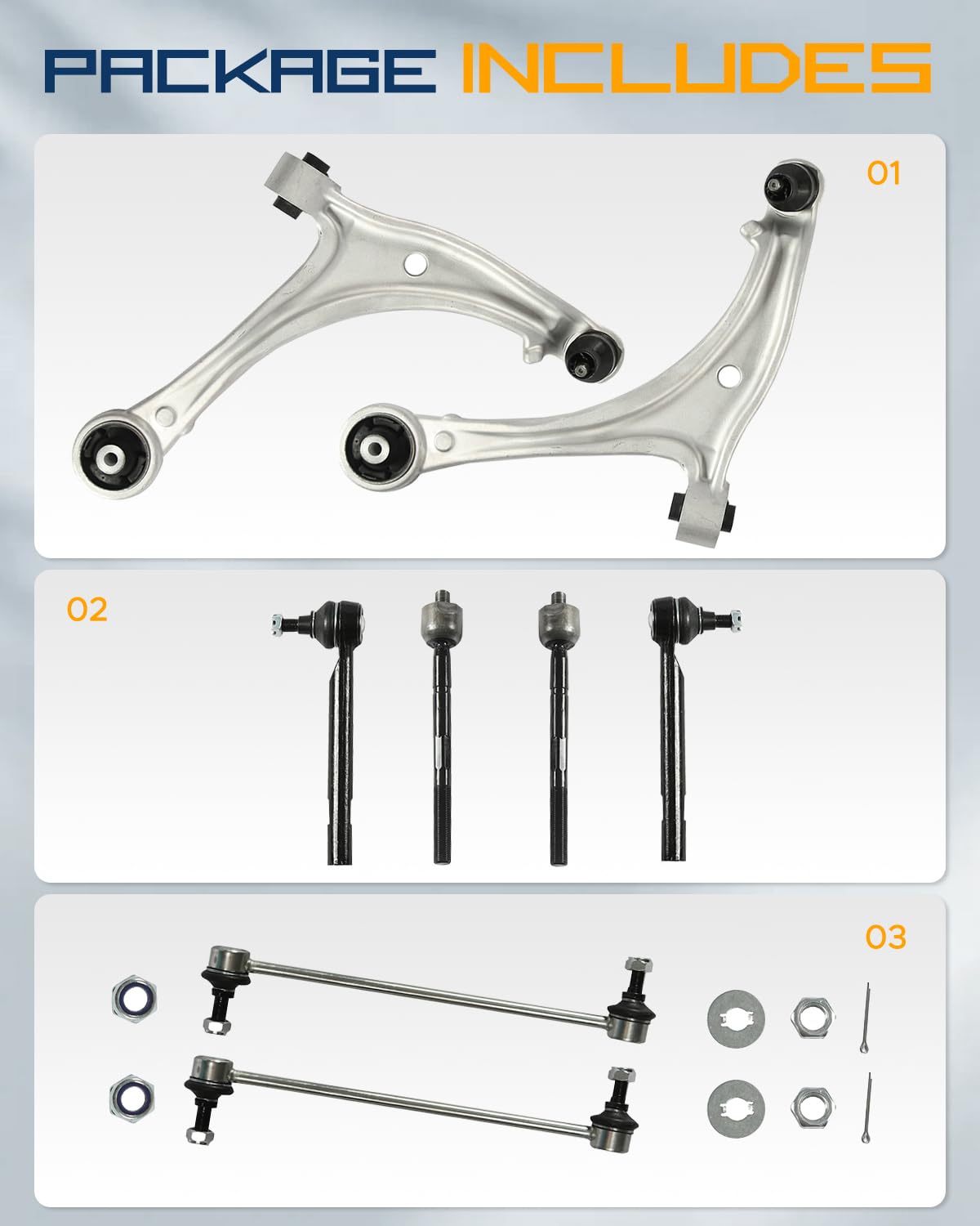 TIEZFUL outer tie rod end link supports accurate steering response