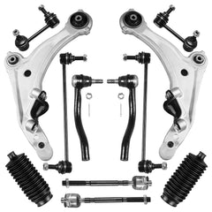 Tiezful Nissan Maxima front lower control arm driver image highlights durable build for smoother rides.