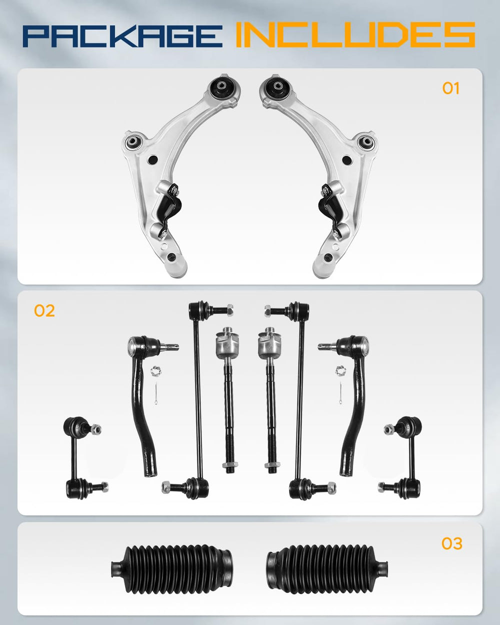 Tiezful Nissan Maxima outer tie rod end link driver ES800357 image emphasizes responsive steering.