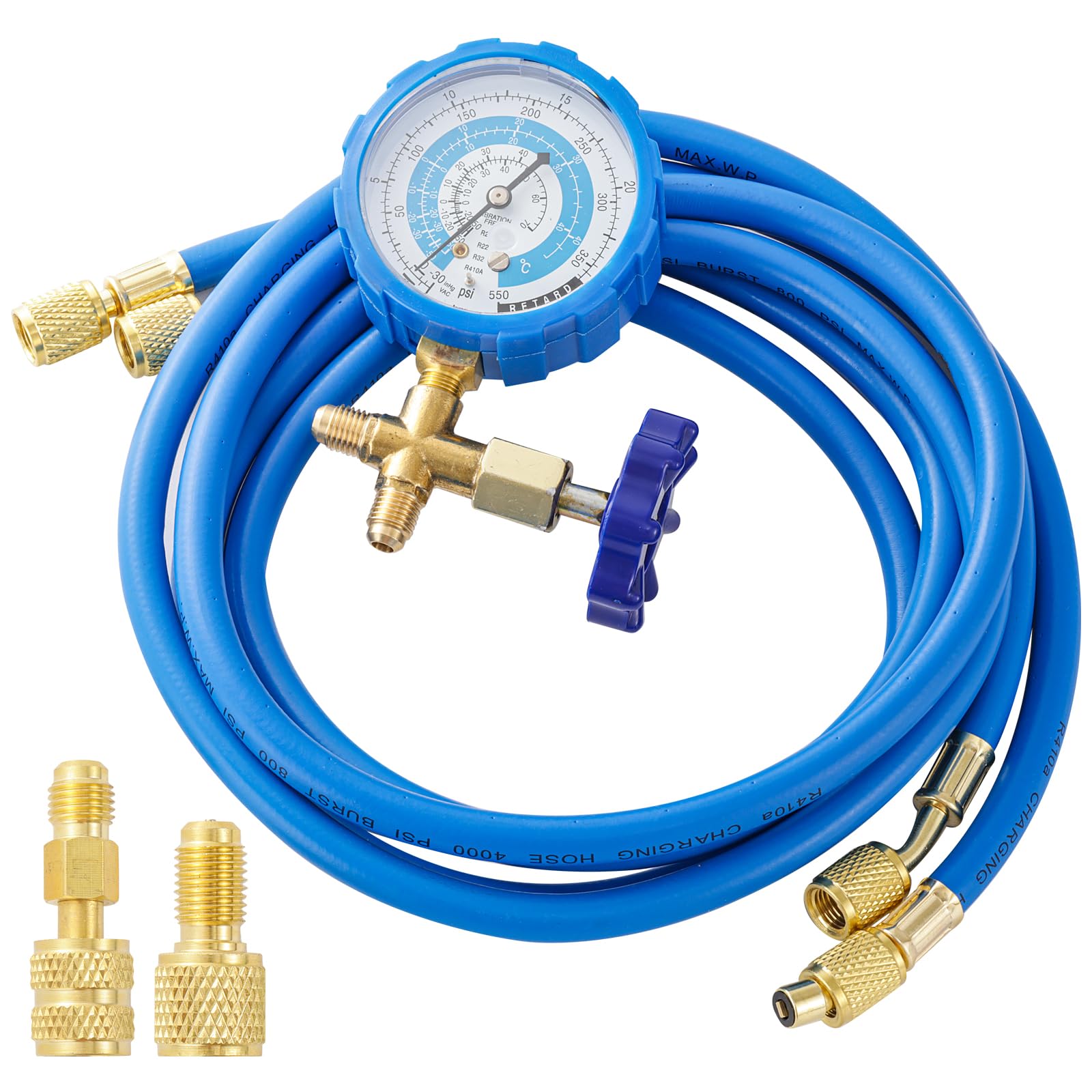 Tigbear R410A recharge kit overview for DIY HVAC projects.