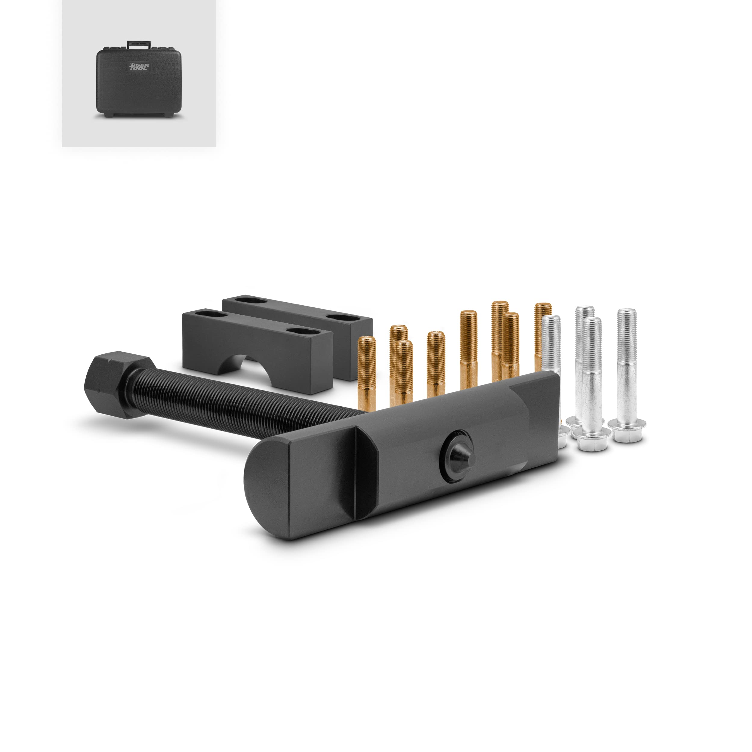 Tiger Tool commercial yoke puller closeup highlighting rugged build for heavy-duty work