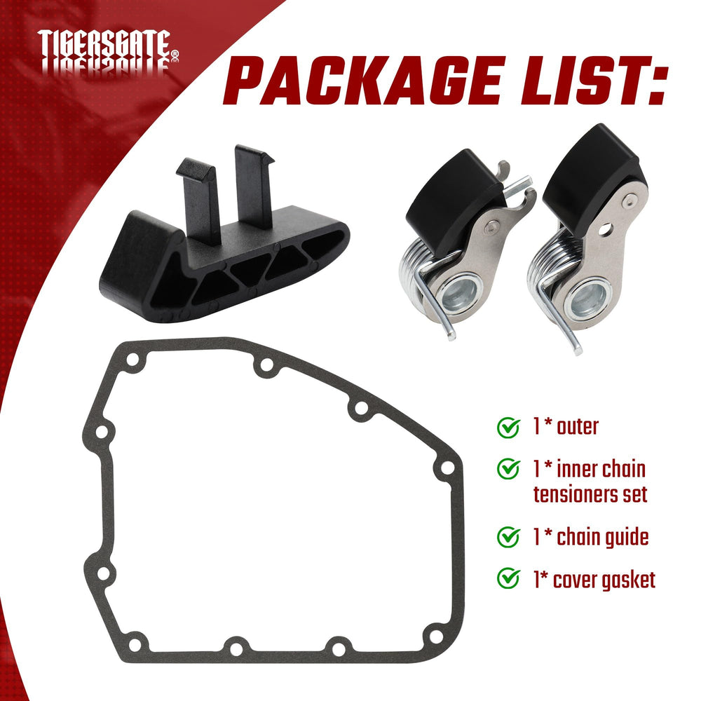 TIGERSGATE easy forward installation setup for Harley Twin Cam engines.