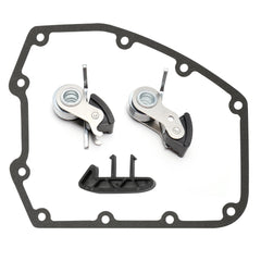 TIGERSGATE Harley Twin Cam tensioner kit components arranged for timing reliability.