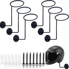 TIHOOD helmet rack wall mounted keeps entryways tidy