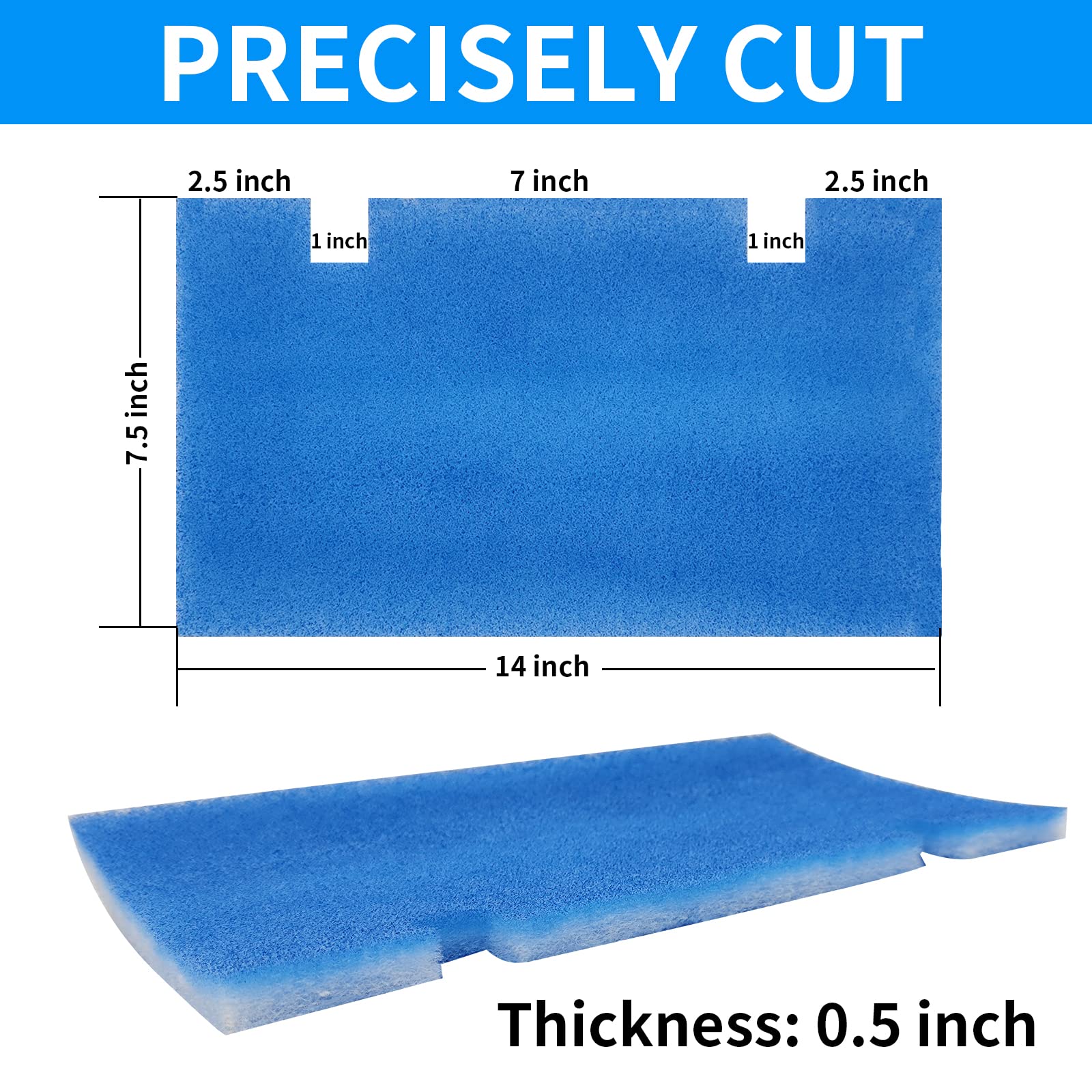 Tikfoam MERV 6 material captures dust and hair without clogging the RV AC