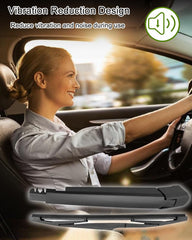 TIKSCIENCE rear wiper arm blade close-up showing weather-resistant rubber for longevity.