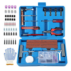 TILIBOTE heavy-duty tire repair kit 117pcs for fast, reliable roadside puncture fixes