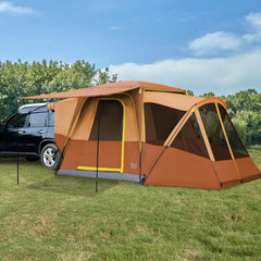 Timber Ridge SUV Tent interior height demonstrates 87-inch center clearance.