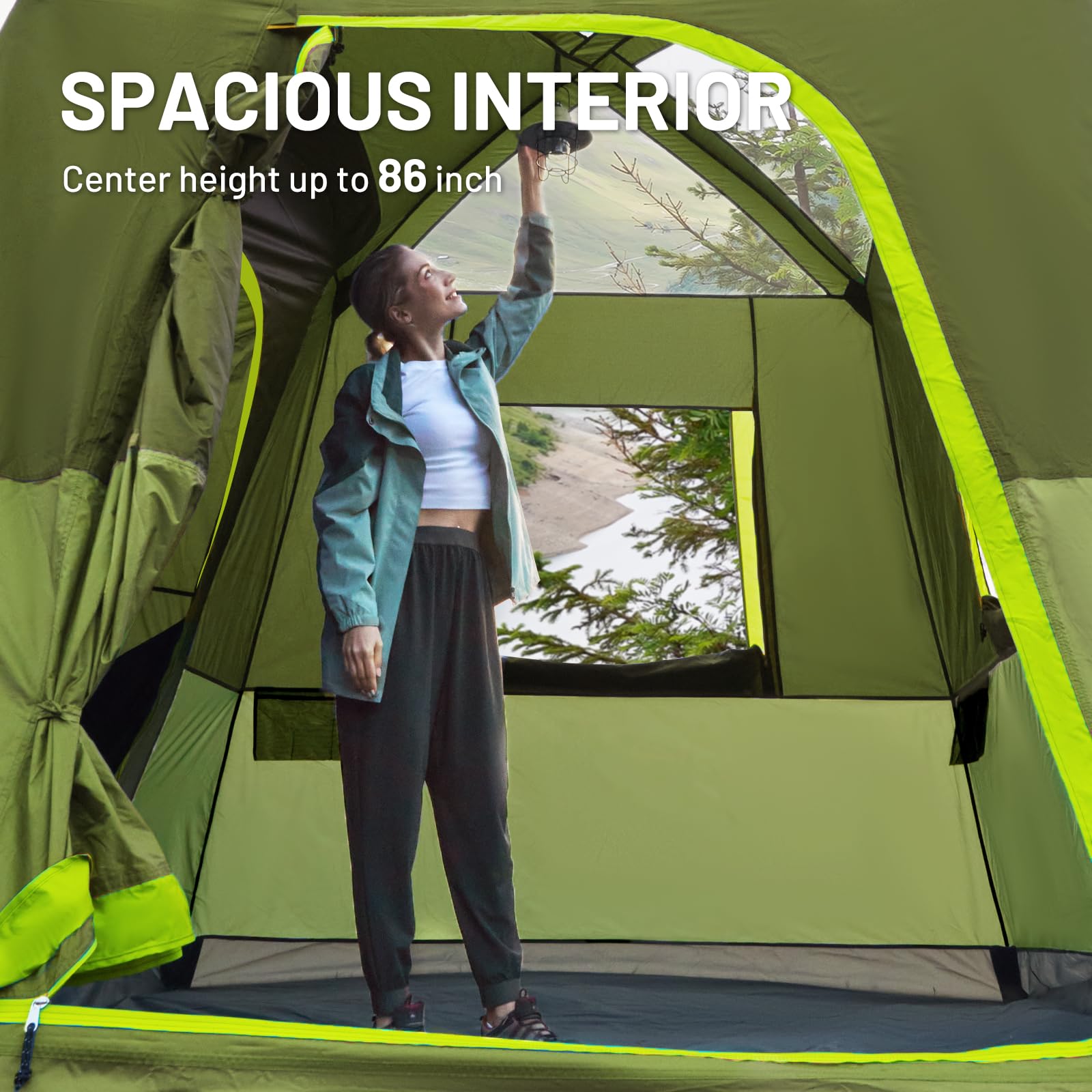 TIMBER RIDGE SUV Tent movie screen for family viewing