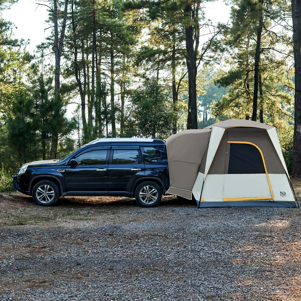 TIMBER RIDGE SUV Tent spacious interior accommodates five campers comfortably.