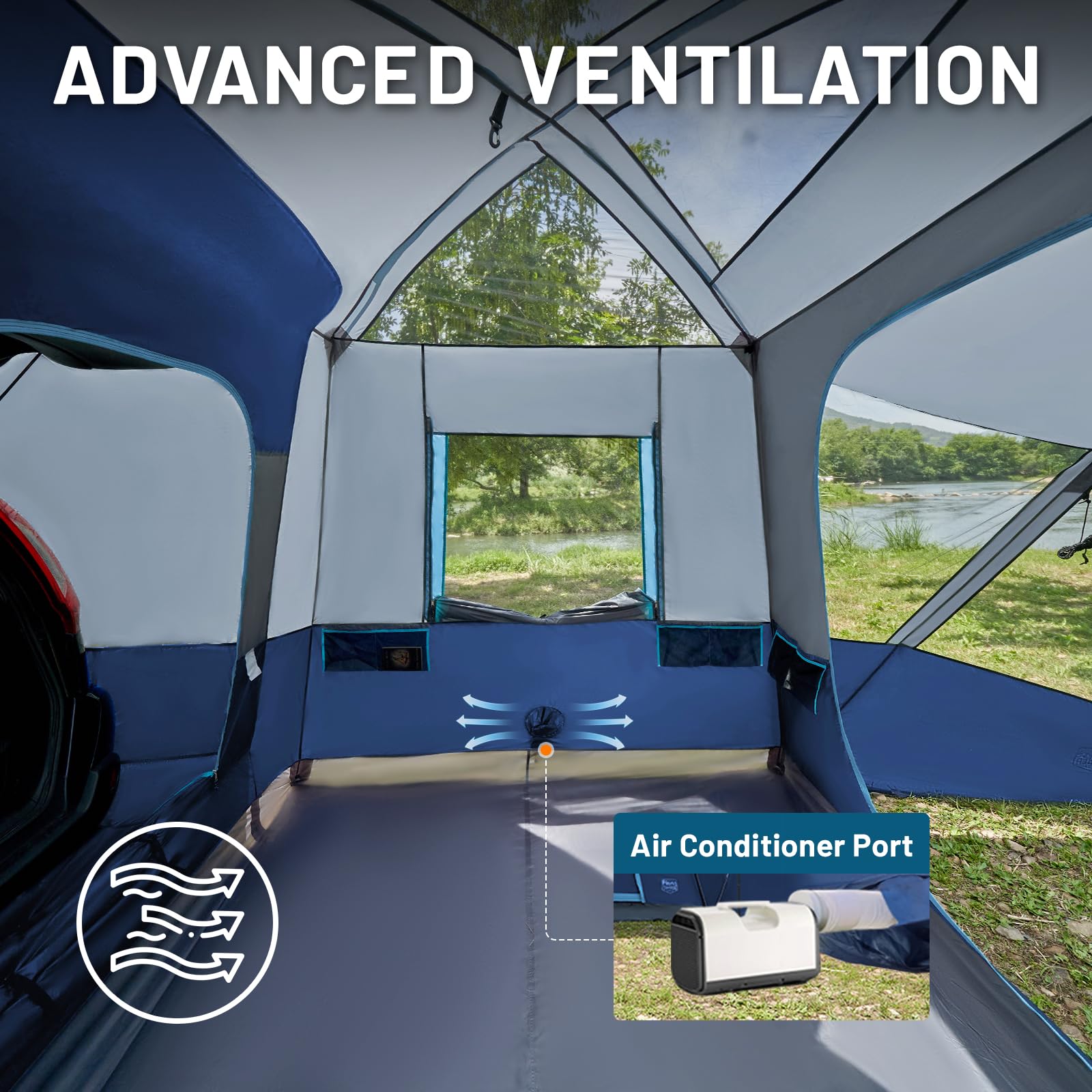 TIMBER RIDGE SUV tent versatile vehicle fit for multiple vehicle types