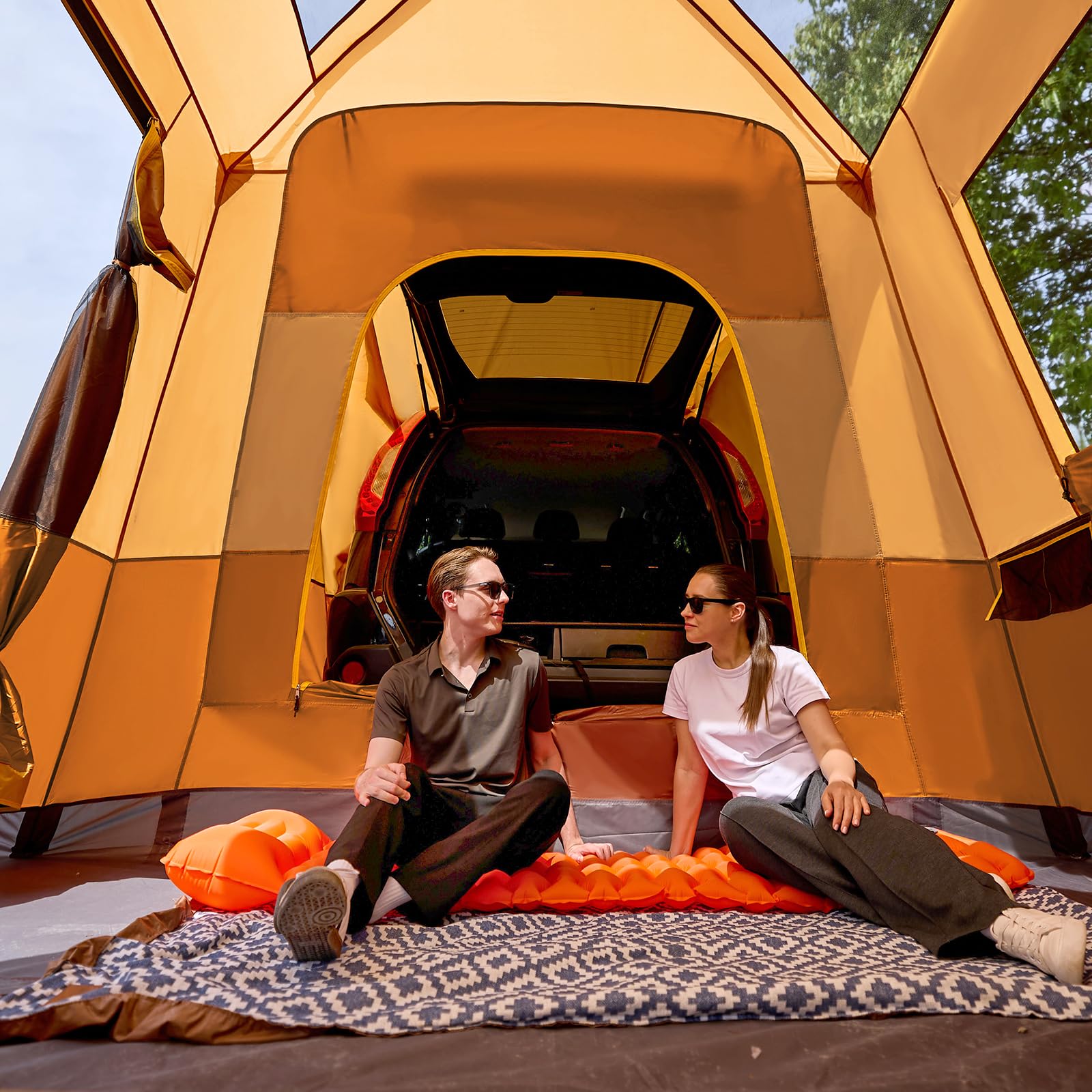 Timber Ridge SUV Tent versatile fit for SUVs, minivans, and trucks.