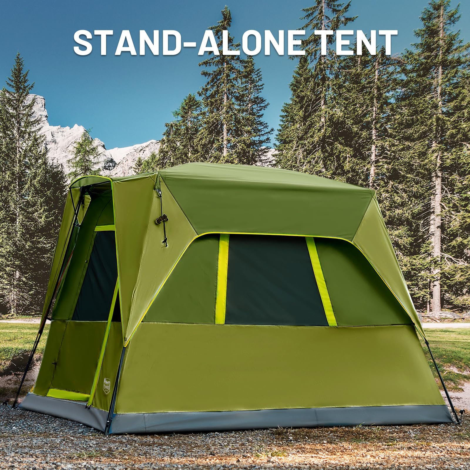 Close-up of TIMBER RIDGE SUV Tent weatherproof fabric materials